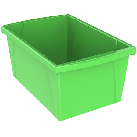 Storex Medium Classroom Storage Bin, Green 61485U06C