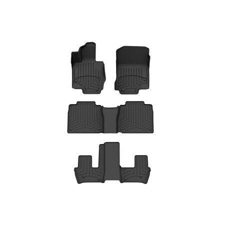 Weathertech Black, Front and Rear and Rear FloorLiner HP 4415331-441595-3-4IM
