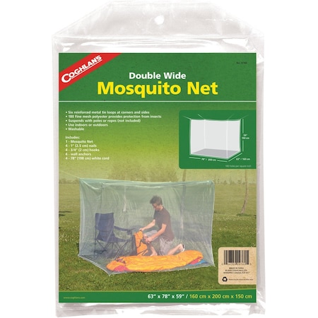 Coghlans Coghlan's White Mosquito Net 59 in. H X 78 in. W X 63 in. L 1 pk 9760