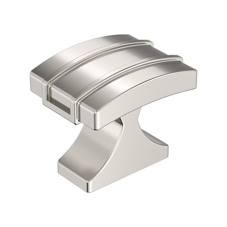 Amerock Davenport 1-1/4 inch 32mm Length Polished Nickel Cabinet Knob BP36601PN