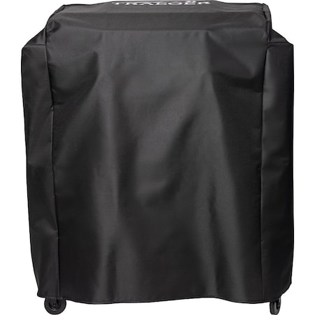 Traeger 2-Zone Full Length Grill Cover, 4 in W, 9.4 in D, 13.4 in H, Gray BAC814