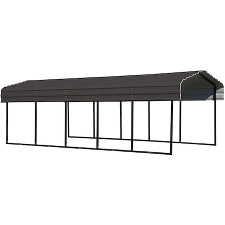Arrow 10 x 24 x 7 ft Charcoal Carport CPHC102407