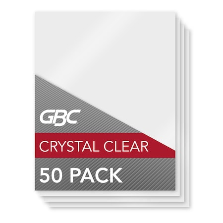 Gbc Crystal Clear Thermal Laminating P, PK 50 3200412
