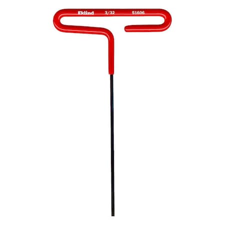 Eklind Hex Key, 3/32", Cushion Grip T-Handle, 6" 51606