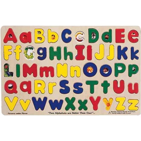 Melissa & Doug Upper + Lower Case Alphabet Puzzle 47