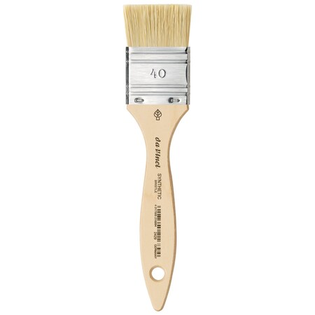 Da Vinci SYNTHETIC Mottler Brush, Synthetic Hog, Acrylic & Oil, Flat, Series 2429, Size 40 VA-2429_40