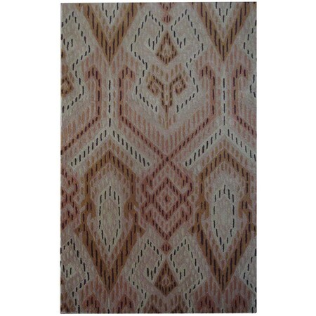 Safavieh 8 x 10 ft. Large Rectangle Contemporary Wyndham Brown and Ivory Hand Tufted Rug WYD373A-8