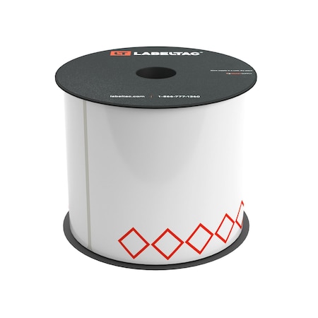 Labeltac GHS Die-Cut Labels, 4 and Pro Model 4in x 6in, 200 labels, 5 Diamond LT46GHS5-V2