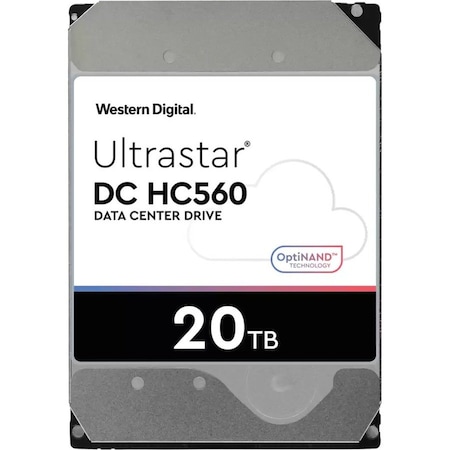 Western Digital WD Ultrastar DC HC560 WUH722020BL5204 20 TB Hard Drive - 3.5" Internal - SAS (12Gb/s SAS) 0F38652