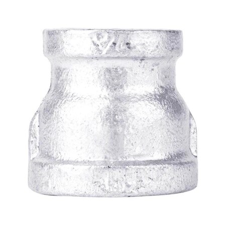 Stz Industries 1-1/4 in. FIP each X 1 in. D FIP Galvanized Malleable Iron Reducing Coupling 311URC-1141