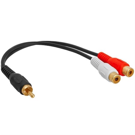 Upgrade RCA Plug to 2xRCA Jack Y Adapter UP1705161
