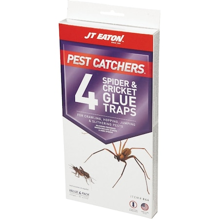 Jt Eaton Pest Catchers Indoor Glue Cricket & Spider Trap, 4PK 844
