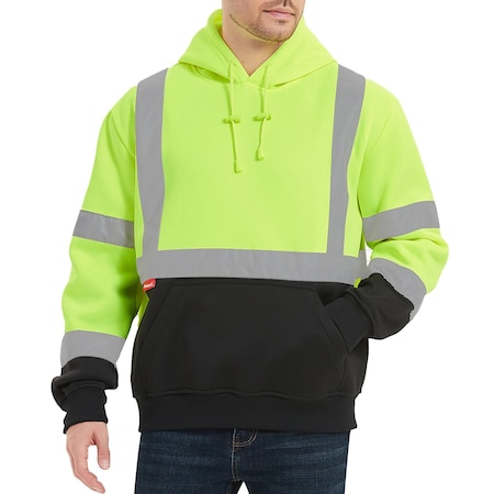 Protectx Hoodie, Polyester, Class Class 2 Green, S ST-SW280-GN-S-01