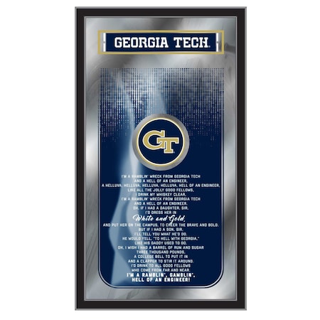 Holland Bar Stool Co Georgia Tech 26" x 15" Fight Song Mirror MFghtGATech