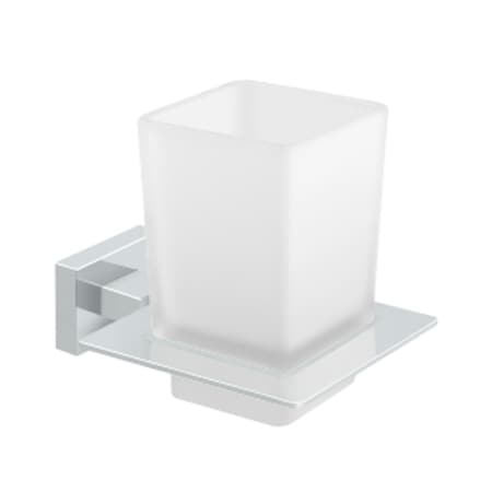 Deltana Frosted Glass Tumbler Set 55D Series Bright Chrome Finish 55D2014-26