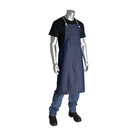 Pip Denim Apron, One Pocket A2836D3BT