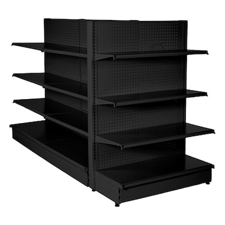 Specialty Store Services End Cap, Blk, 60 in H, 36 in W 1394BM
