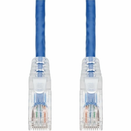 Add-On 25ft Blue CAT 6 PVC Ethernet Cable Snagless Easy Clear Boot TAA RJ-45 M/M ADD-25FCAT6-BE-TAA