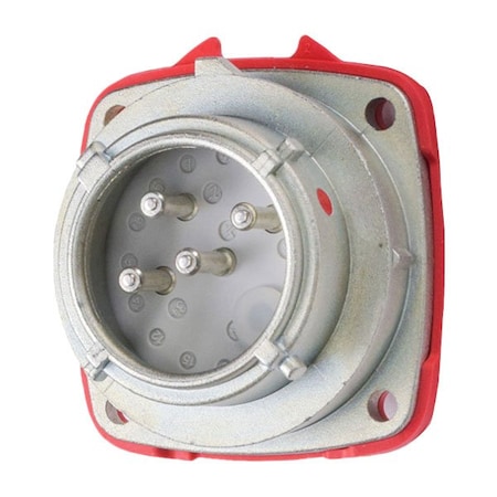 Meltric PN20 INLET METAL SIZE 1 TYPE 4X 3P+G 20 A 480 VAC 09-N8043