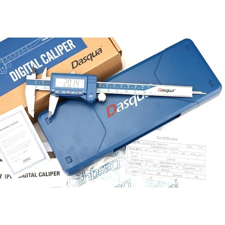 H & H Industrial Products Dasqua 0-150mm/0-6" Bluetooth Absolute Digital Caliper 2025-1005