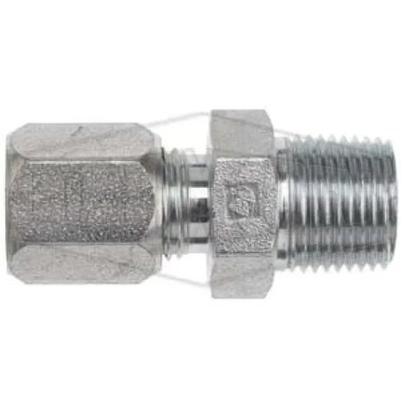 Dixon The Right Connection Flareless Bite Adapter, 1/4 x 1/2 in Nominal, Male Tube x Male NPTF End Style, FLC2404-04-08
