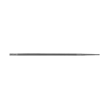 Milwaukee Tool Round File, 8 in L, 7/32" dia., Steel, PK6 49-16-2889