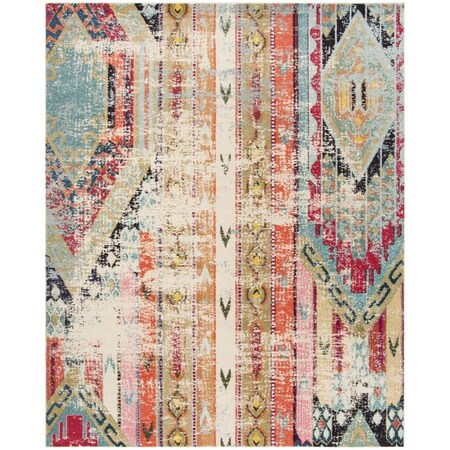 Safavieh Monaco Large Rectangle RugsMulti Color 8 x 11 ft. MNC222F-8