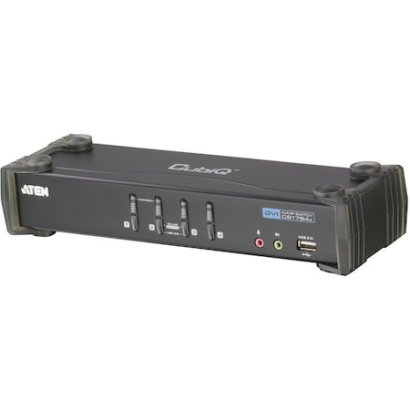 Aten CS1764A KVM Switch - 4 Computer(s) - WUXGA - 1920 x 1200 CS1764A