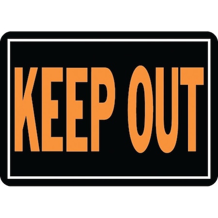 Hy-Ko Sign Keep Out 10X14In Aluminum 807