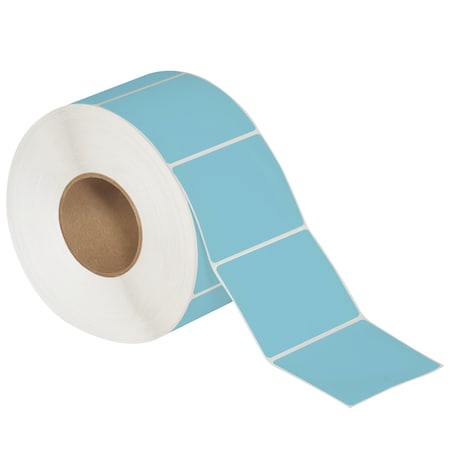 Tape Logic 4 x 3in Blue Direct Thermal Labels THL567