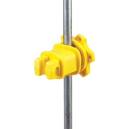 Dare Products Screw-On Yellow Polythylene Electric Fence Insulator, 25PK WESTERN-RP-25