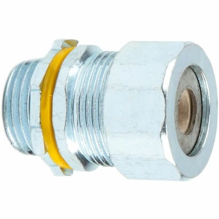Dottie L.H. Dottie 1/2'' Steel Strain Relief Connector (White Grommet), 25PK SR50A350