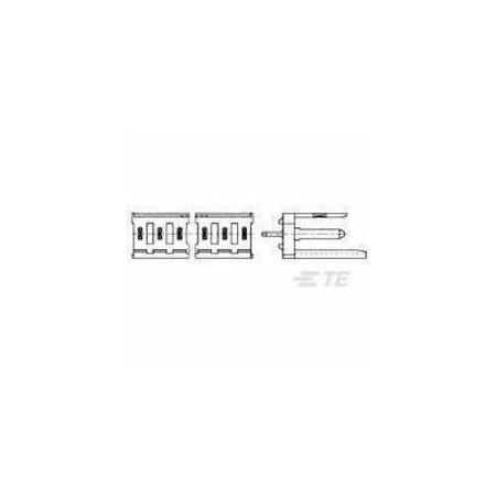 Te Connectivity 6P MOD 1 SHROUDED HEADER ST TIN PLTD 280611-1
