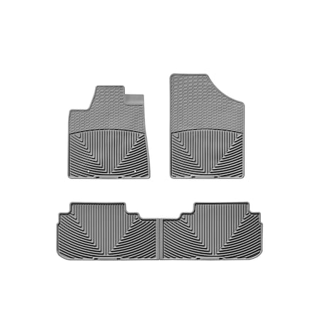 Weathertech Grey, Front and Rear All Weather Floor Mats WTCG120121