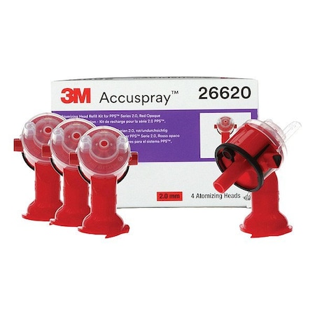 3M Red Head Refill, Atomizing Type, PK4 26620