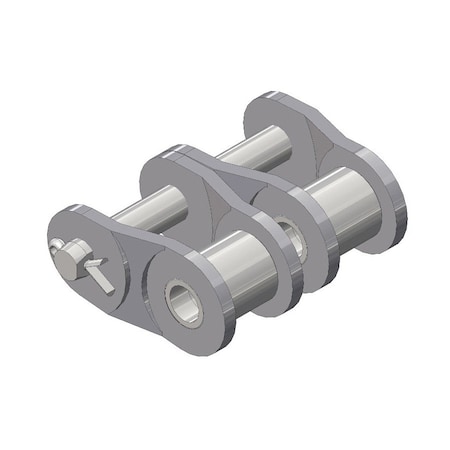 Senqcia Hi-Max Double Strand Cotter Pin Offset Link, 50-2 chain, 5/8 P, 0.2 Dia Pin 50-2HMOL