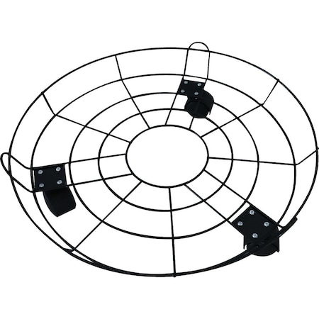 Best Garden 16'' Coated Metal Wire Rolling Plant Caddy FF1118-40