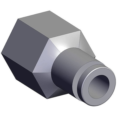 Smc Push-Fit Fitting, Straight KQG2F07-N02