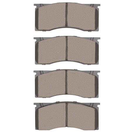 Dynamic Friction Co DFC 5000 Advanced Brake Pads - Semi Metallic 1551-0011-00