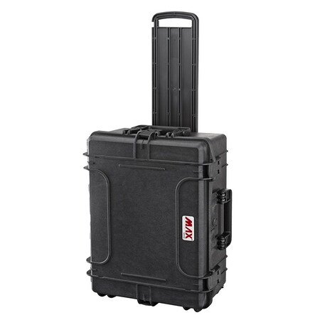 Max 21.2x16x9.6 in black IP67 certified, Military spec'd, trolley with foam MAX540H245STR