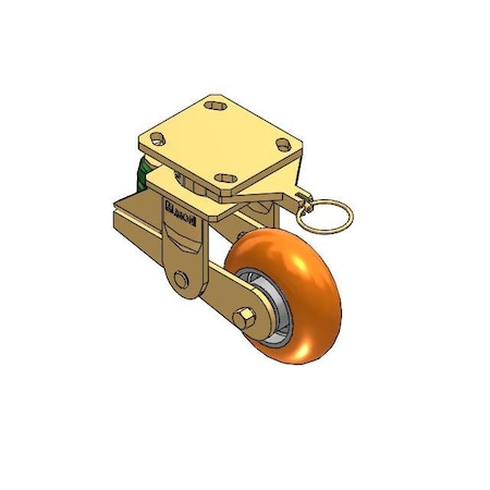 Albion Caster, Kingpinless, 5x2, 141AN05228SL 110AX05228SL