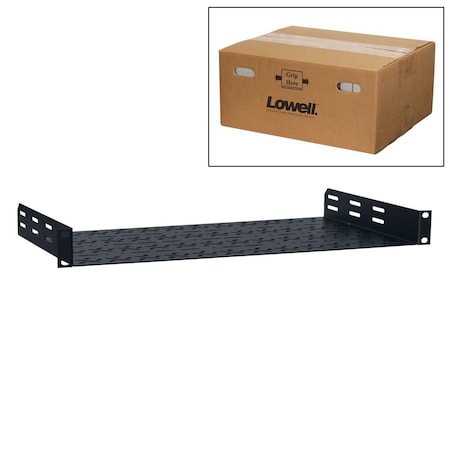 Lowell Rack Shelf 1Ux10D, 12PK USM-110CC