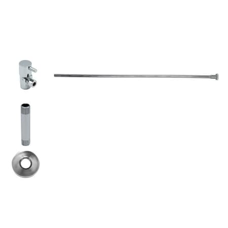 Mountain Plumbing Toilet Kit - Lever Handle 1/4 Turn Valve (MT5001L) in Brushed Nickel MT5800L-NL/BRN