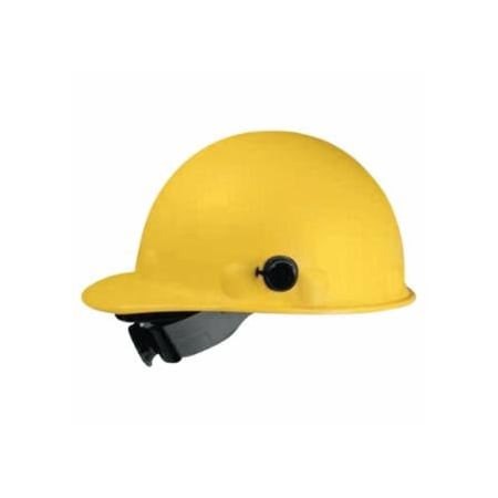 Honeywell Fibre-Metal P2 Series Roughneck Hard Cap, SuperEight Ratchet w/Quick-Lok, Yellow 280-P2AQRW02A000