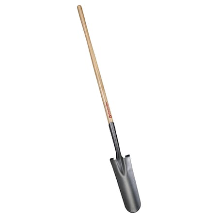 Corona Tools Closed-Back, Drain Spade Shovel, 14-Gauge, 12 in. Head, 48 in. Wood Handle SS 62000