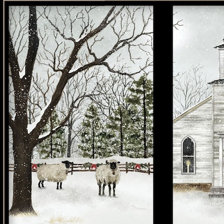 Homeroots I Heard the Bells on Christmas Day 2 Black Framed Print Wall Art 406232