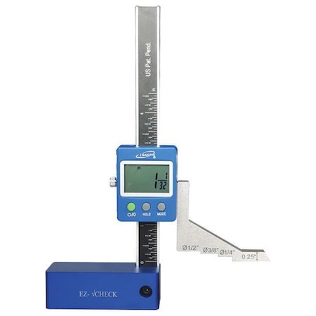 Igaging EZ-Check Digital Height Gage, 0-5in/125mm Range 35-648