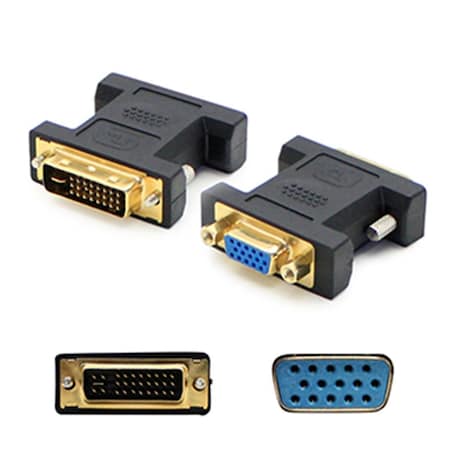 Sonic Boom Add-onputer Peripherals, L  Dvi-i 29 Pin Male To Vga Female Black Adapter, 5PK SO131902