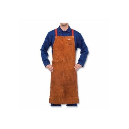 Weldas STEERSOtuff Premium Leather Apron, 44-7136 Bib, 40 in W x 42 in L, Grade A 283-44-7142