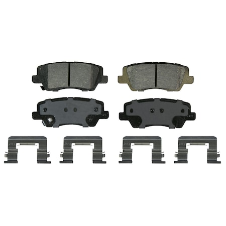 Wagner Brake QuickStop Rear Disc Brake Pad Set Ceramic,  ZD1659